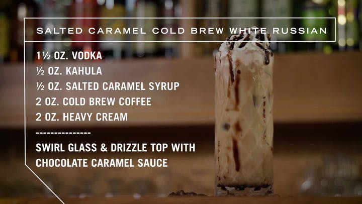 Salted Caramel Cold Brew White Russian