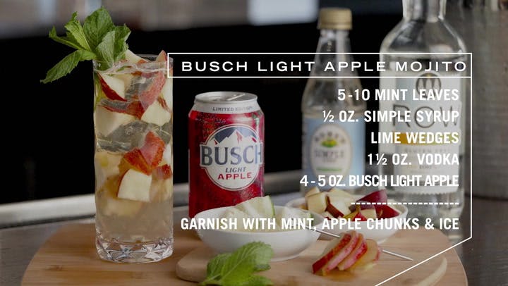 Busch Apple Mojito