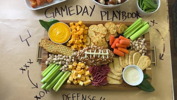 Football Watch Party Snack Board