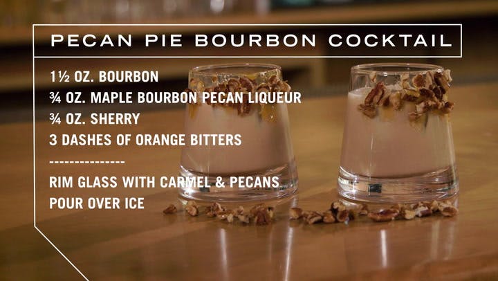 Pecan Pie Bourbon Cocktail