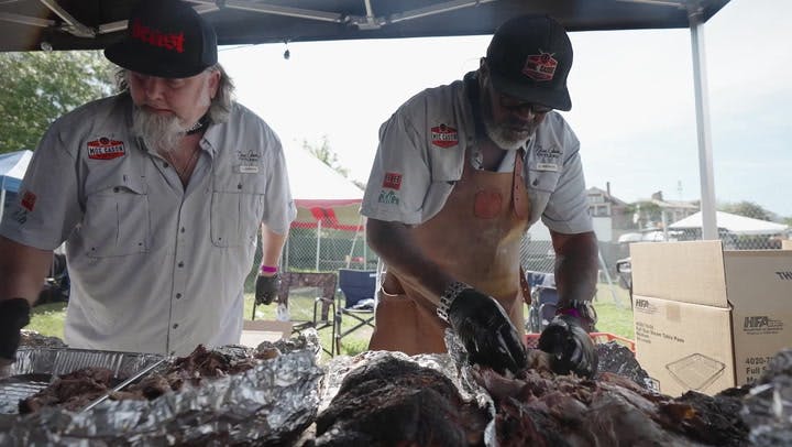 Memphis in May BBQ Competition with Big Moe